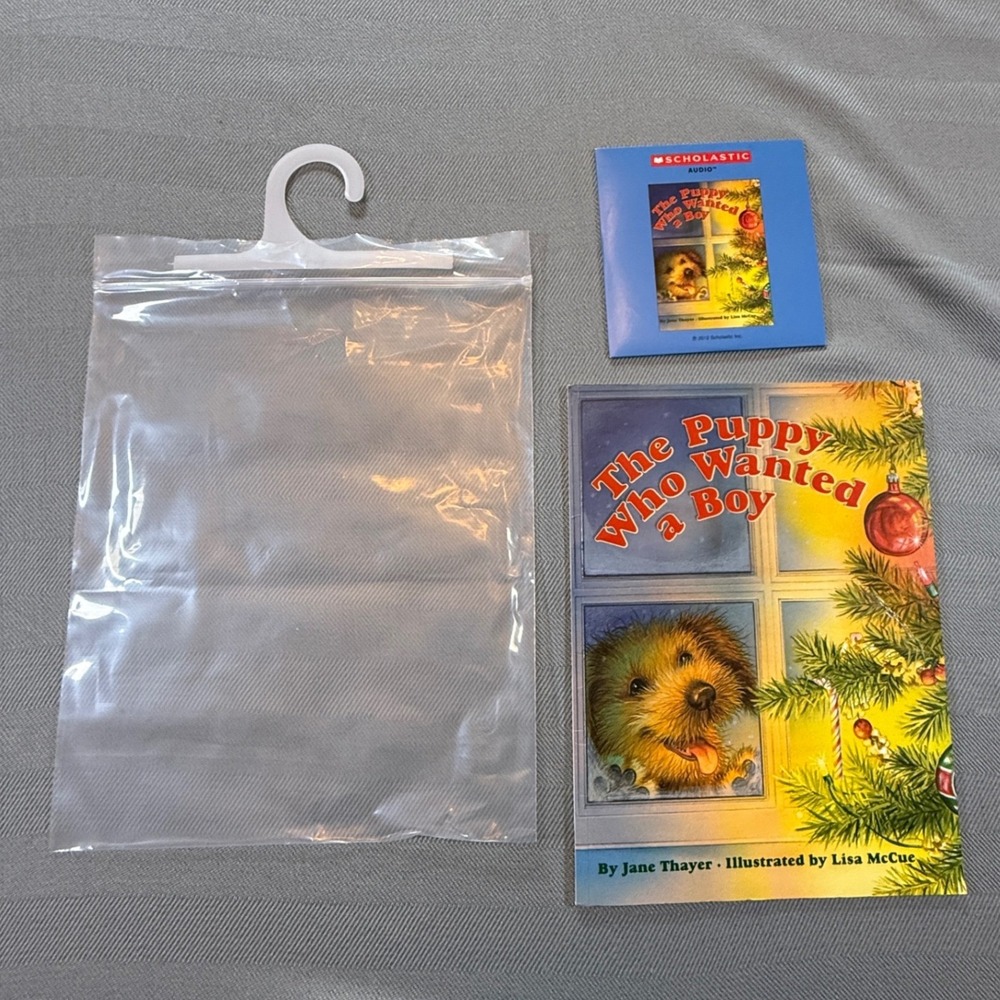 The Puppy Who Wanted a Boy Jane Thayer Scholastic Book & CD Christmas Story 2514